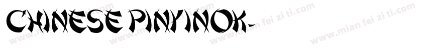 Chinese PinyinOK字体转换